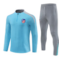 Miniatyrbillede 1 af 2: 2425 nyt Holland, Tyskland og andet voksen- og børnefodboldtræningstøj langærmet sæt Atletico / lyseblå Atletico / light blue 12