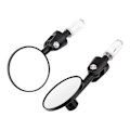 Miniatyrbillede 3 af 8: 2 stk. Motorcykel Modificerede Foldbare Styr Spejle Reflekterende Sidespejle 22mm 0.4