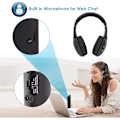 Pikkukuva 4 / 5: Stereo langattomat over-ear -kuulokkeet, High Fidelity -headset, ammattikäyttöön