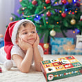 Miniatyrbild 5 av 7: Julkalender med överraskningsboxar, 5 st Tomma Julkassar, DIY God Jul Överraskningsgåva Tomma Boxar