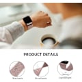 Pikkukuva 3 / 4: Joustava nylonhihna, yhteensopiva Apple Watch -rannekkeiden 38 mm, 40 mm ja 41 mm kanssa, säädettävät urheilulliset joustavat rannekkeet, 4 kpl 38/40/41mm