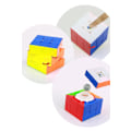 Miniatyrbillede 5 af 5: Yuxin Professionel 3x3x3 Skattekiste Magisk Cube Speed ​​Puzzle 3x3 Overraskelses Cube Pædagogisk Legetøj Gaver 66mm (Dekal-fri)