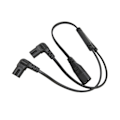 Miniatyrbillede 5 af 8: IEC320 C8 til Dobbelt C7 Kabel Han til Hun 1 i 2 Ud AC Strømsplitter Kabel til LCD Skærm Bordlampe 100-250V 0.2
