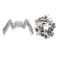 Miniatyrbillede 1 af 4: 100 stk. Glasine W-Klemmer Drivhusglas Drivhus Drivhusglas W Wire Klemme Drivhusklemmer Glas