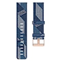 Pikkukuva 3 / 5: Garmin Vivomove Luxe 20mm nailonpunottu kellon ranneke OVL Blue