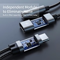 Miniatyrbild 4 av 6: INF USB-C-adapter för 3,5 mm hörlurar och USB-C-laddning Variety