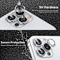 Miniatyrbillede 4 af 5: Linse til iPhone 14 13 Pro Max 12 11 Kamera beskyttelsesglas film