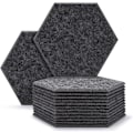 Miniatyrbilde 1 av 5: 12 stk akustiske absorpsjonspaneler, sekskant absorpsjonspanel, akustisk lydisolasjonspanel
