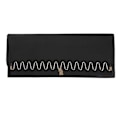 Miniatyrbillede 3 af 8: Rejse Smykke Organizer Foldbar Nylon Rejse Smykke Opbevaringspose til Halskæder Øreringe Ringe Sort