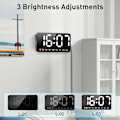 Miniatyrbild 4 av 4: Stor Digital Väggklocka, Digital Väggklocka Stor LED Digital Väggklocka med 3 Justerbara Ljusstyrkor[GKS]