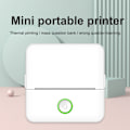 Miniatyrbillede 2 af 5: Bærbar Mini Studenter Fejl Lomme Printer Foto Bluetooth Termisk Lille Printer