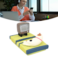 Miniatyrbilde 5 av 5: Søt Telefonholder i Resin, Lettvekt, Universell, Stabil Bordstativ for Alle Mobiltelefoner, Katt