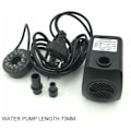 Pikkukuva 2 / 4: Ulisem 15W suihkulähdepumppu, 800L/h virtaus, 12 sisäänrakennetulla LED-valolla, ihanteellinen lampiin ja puutarhoihin..ca【GKS】