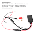 Miniatyrbillede 5 af 6: Universal Bluetooth AUX-modtager Modul 2 RCA AUXIN Adapter til Bilstereo