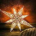 Miniatyrbilde 4 av 5: Kongque - 10,8 tommer Betlehem Julestjerne Vinduslys Plast Lysende Stjerne Juletre Toppdekorasjon Store Hengende Stjerner Julevinduslys LED