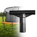 Miniatyrbild 4 av 5: T-format rörhylsa trampolinskydd stolpändar tillbehör T-rör ersättning trampolinstolpskydd för träningsgård Svart Black 8.8cmx7.6cm