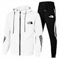 Pikkukuva 1 / 6: The North Face Miesten Hupparipaita Jogger-housut Treenihaalari 2 kpl/setti Urheiluvaatteet Valkoinen White 3XL