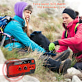 Miniatyrbilde 5 av 5: Nødradio med sveiv, solceller og AM/FM, innebygd 4000 mAh