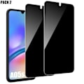 Miniatyrbilde 1 av 4: 2 Anti-Spy Herdet Glass for Samsung Galaxy A05s skjermbeskyttelse