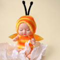 Miniatyrbild 4 av 4: 6 st Mini Reborn Babydockor Livslika PVC Sovande Babydockor