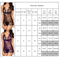 Miniatyrbilde 3 av 3: frynser - blonde sexy øyevipper V jumpsuit aftenkjole - frynser lilla purple M