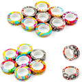 Miniatyrbillede 5 af 7: 3 stk. Fingerspids Magnetiske Ringe Farverigt Relief Fidget Legetøj Sæt til Voksne Magnet Spinner Anti-stress Lindre Angst Legetøj til Drenge NO.1720