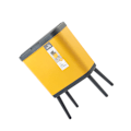 Miniatyrbillede 1 af 5: Effektiv og holdbar plastikspand til køkken - den apricot yellow