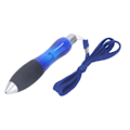 Miniatyrbillede 2 af 5: 5 stk. store tykke kuglepenne, tykke tunge vægtede penne, store brede grebspenne til Parkinsons arthritis - Blue