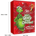 Miniatyrbild 3 av 5: Julgransprydnad Grin-ch Adventskalender 2023, Julnedräkningskalender för barn Vuxna A