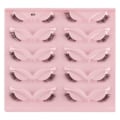Miniatyrbilde 1 av 11: Halve Vipper Naturlig Look Wispy Cat-eye Øyevipper 3D Løse Øyevipper Fluffy-Myke 10 Par Falske Mink Kunstige Vippesett E