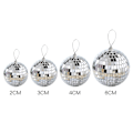 Miniatyrbilde 2 av 5: 24 stk. Sølv Disco Speilkule for Festdekorasjon Juletre Bryllup Bursdagsfestdekorasjoner [GKS] 4cm