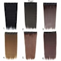 Pikkukuva 4 / 7: Klipsipidennys / Hiuslisäke kihara & suora 70cm - Useita värejä Straight -5