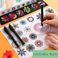 Miniatyrbild 4 av 5: Spirograph Original, Spirograph Deluxe Set, för vuxna och barn, 28 delar