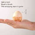Miniatyrbilde 3 av 5: Silikon Egg Spinning Cleaner Brush, Eggvaskemaskin Verktøy