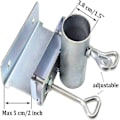 Miniatyrbillede 2 af 5: Parasolholder til altanrækværk, paraplyholder, parasolklemme