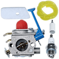 Pikkukuva 1 / 4: Kaasutinsarja Yhteensopiva Husqvarna 128C 128L 128LD 128R 128RJ 128CD 128LDX TRIMMER UUSI[GKS]