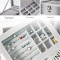 Miniatyrbillede 3 af 5: Smykkeorganisator i Velour, Ring Øreringe Organisator