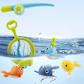 Miniatyrbillede 2 af 6: Badelegetøj, Blumacht baby badelegetøj, magnetisk fiskespil med net, stigende badelegetøj, badelegetøj med flydende svømmelegetøj til børn 2 3 4 5 6 år,