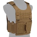 Miniatyrbild 1 av 6: LV-119 Lågprofil Slick Plate Carrier Taktisk Väst Airsoft Militär Krigslek Lätt Anpassningssystem Slickster Assault Väst VE-73 CB