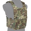 Miniatyrbillede 1 af 6: LV-119 Lav Profil Slick Plate Carrier Taktisk Vest Airsoft Militær Wargame Letvægts Tilpasningssystem Slickster Assault Vest VE-73 CP