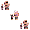 Pikkukuva 5 / 5: 1/2/3/5 2 kpl Nahka Kevyet ja hengittävät kuntosalilapaskaset Pink S Pink S 3Set