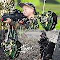 Miniatyrbild 4 av 5: 2 st Klocka Walkie Talkies för Barn Lång Räckvidd Tvåvägsradio Camo