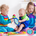 Miniatyrbilde 4 av 4: Havbølgeperle-tromme for barn, babyjuleleker, havlyd, musikalsk læring