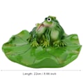 Miniatyrbillede 9 af 9: Flydende Frø Par Svømmepøl Dam Flydende Dyr Badekar Have Dekoration Statue Ornamenter【ad】