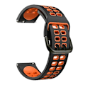 Pikkukuva 1 / 3: Garmin Venu 2 Plus 20mm -kellolle, sekoitetuissa väreissä Black Orange