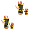 Miniatyrbilde 3 av 5: 1/2/3/5 2 stk Lette og pustende treningshansker i skinn for Gul XL Yellow XL 2Set