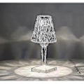 Miniatyrbilde 4 av 5: Nattlampe, Akryl Bordlampe, Oppladbar Projeksjonslampe, Italiensk Design Kartell (En Del)