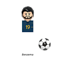 Miniatyrbillede 3 af 7: 2024 NYE Verdensberømte Fodboldspillere Figurer Messi Ronaldo Neymar Lewandowski Mini Action Byggeklods Model Legetøj Børnegaver 14