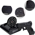 Miniatyrbild 4 av 5: Mål Alarmklocka, Kreativ Pistolskytte Alarm Personlig 12 Timmar Digital Display för Tunga Sovare, Nyhetspresent för Pojkar Flickor (Svart...