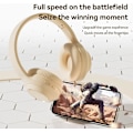 Miniatyrbild 6 av 7: M6 Trådlöst Gaming Headset, Memory Foam & Premium Läderliknande Öronkuddar, Stereo Hörlurar, Gaming Hörlurar med Mikrofon för Mobila Enheter